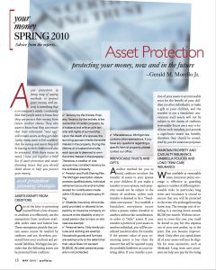 2010_May_GMM_Asset-protection-protecting-your-money_Downriver Profile